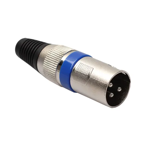 Vista 5 de VizGiz Paquete de 4 conectores XLR macho y hembra adaptador de cable de conector de micrófono de 3 pines conector de conector de audio DMX mezclador