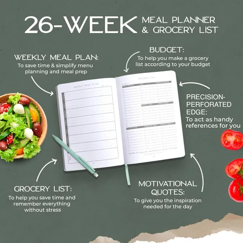 Vista 4 de Graceful by Design Planificador de comidas y rastreador de actividad física – Planifica entrenamientos en nuestro diario de fitness para mujeres