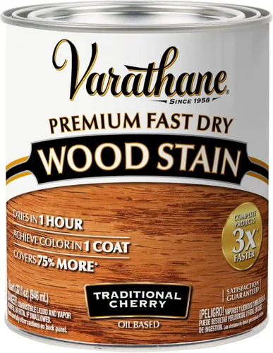 Vista 64 de Varathane 262023 - Tinte de madera prémium de secado rápido, Spring Oak, media pinta