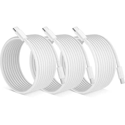 Vista 9 de QZIIW Cable USB C a USB C, Carga Rápida de 240W [3/3/3 Pies Paquete de 3] Cable Cargador Tipo C, Cable Cargador de Teléfono USB C para iPhone 17 16