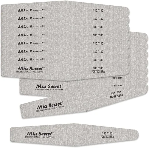 Vista 11 de Mia Secret Forte Zebra Diamond Lima de uñas (centro rosa, 5)