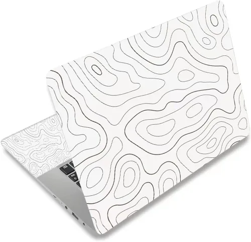 Vista 13 de Adhesivo para laptop de 12.1-15.6 pulgadas, calcomanía reutilizable universal de vinilo para laptop, protector de arte impermeable en color panal