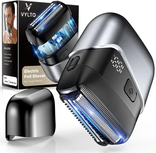 Vista 8 de Afeitadoras eléctricas para hombres, cabezales flotantes 3D y Negro