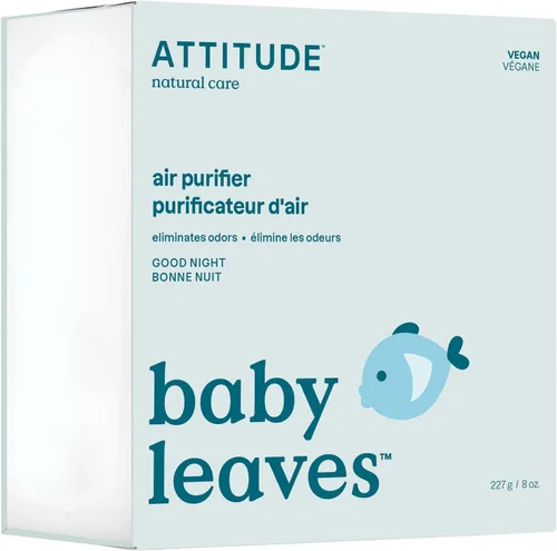 Vista 9 de ATTITUDE Purificador de aire con filtro de carbón activado, ingredientes a base de plantas y minerales, atrapa contaminantes del aire, vegano
