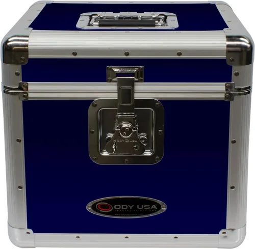 Vista 3 de Odyssey Estuche DJ (KLP2BLU) Protects your collection during travel, sturdy build for gigging performers, easy transport between shows