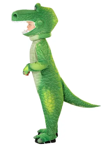 Vista 4 de Disfraz Deluxe Rex de Toy Story para Niños Pequeños Multicolor