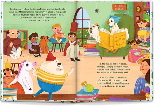 Vista 2 de My Very Own Nursery Rhymes - Personalized Children's Story Hardcover 9" x 11" I See Me!