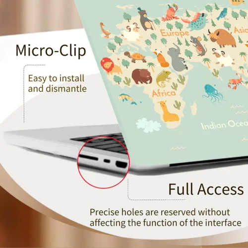 Vista 6 de Funda para laptop compatible con la nueva versión MacBook Air de 15 pulgadas, modelo A2941 A3114, versión 2023, con pantalla M2 y Retina líquida