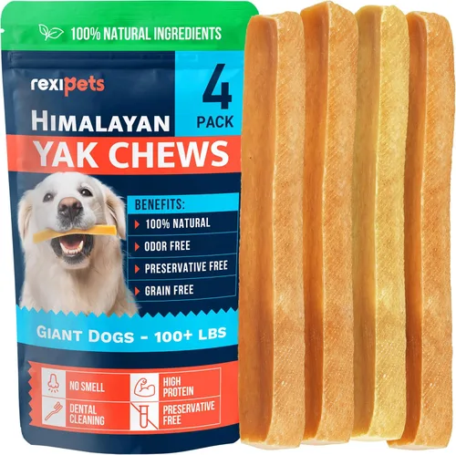 Vista 8 de Masticables de queso de yak 100% natural del Himalaya para todas las razas – Masticables de yak sin lactosa para perros pequeños, medianos y grandes