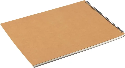 Vista 4 de HEIHAK 5 Pack A3 16.5 x 11.6 Inch Sketch Notebooks, 60 Pages 30 Sheets Top Spiral Bound Pocket Sketchbooks, Spiral Notepads Sketch Pads Bulk for