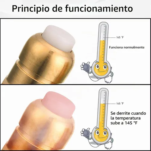 Vista 4 de PWACCS Kit de válvula de alivio térmico para lavadora a presión, 1/4