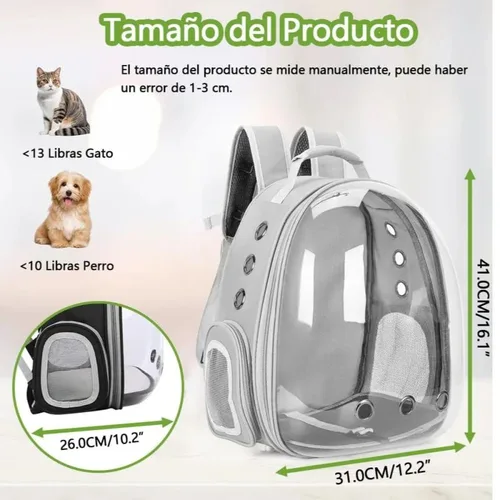 Vista 3 de Mochila De Transporte Para Mascotas