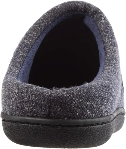 Vista 7 de isotoner Pantuflas Preston Heather Knit sin cordones con capucha para hombre