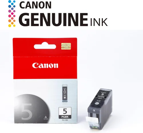 Vista 2 de Canon PGI-5 Depósito de tinta negra original, compatible con iP3500, iP3300, MP970, MP960, MP950, MP800R, MP830, MP810, MP800, MP500, MX850, MX700
