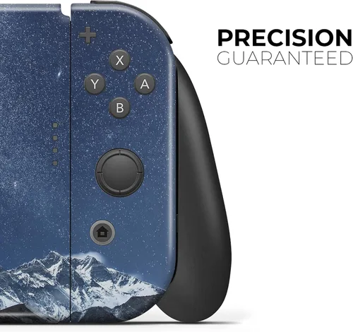 Vista 3 de Compatible con Nintendo Switch Console Bundle - Calcomanía protectora de vinilo extraíble resistente a los arañazos - Cubierta de montura estrellada