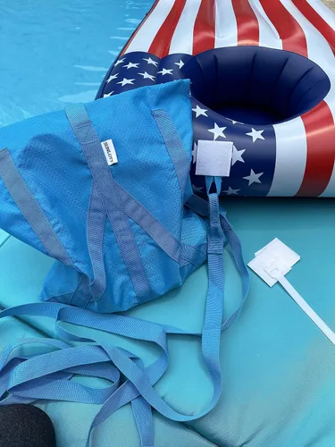 Vista 9 de Bolsa de anclaje de flotador de piscina compacta, ancla de arena para flotadores, balsas, juguetes de piscina e inflables