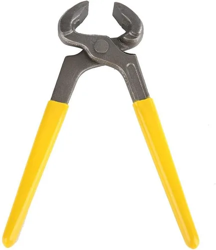 Vista 7 de Oumefar Alicates extractores de uñas de acero al carbono de 7 pulgadas, herramienta extractor de uñas resistente para carpintería, construcción