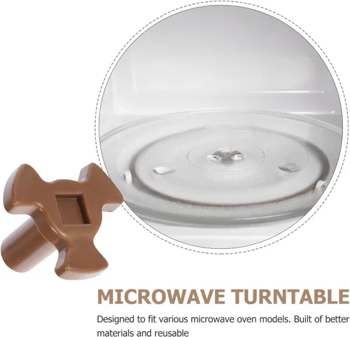 Vista 8 de 2 piezas de repuesto para horno de microondas, placa giratoria, motor de placa giratoria en forma de Y, piezas de repuesto para bandeja