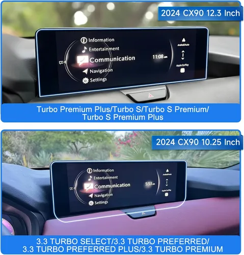 Vista 3 de SXCY Protector de pantalla táctil para Mazda CX50 2024 2025 2026