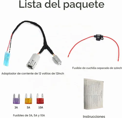 Vista 6 de EWAY Adaptador de corriente de 12 voltios para encendedor de cigarrillos GM Chevrolet Buick/arnés de cable para agregar dispositivo de radio CB