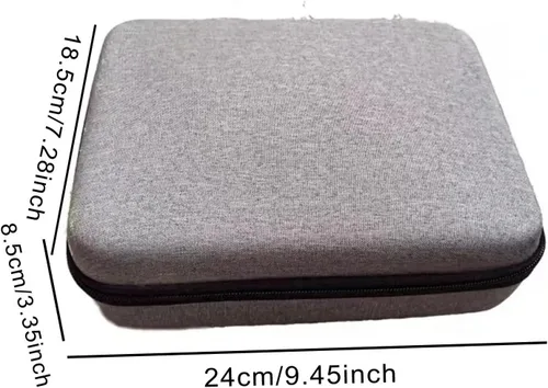 Vista 6 de Compatible con drones RC, estuche de transporte de viaje con almacenamiento protector para cuadricóptero y controlador (para E88Pro)