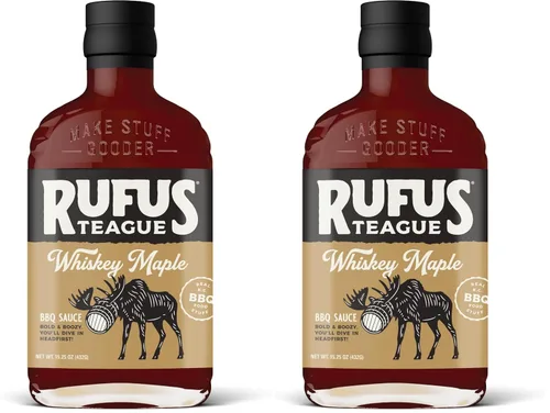 Vista 8 de Salsa barbacoa con miel Rufus Teague, 16 oz.