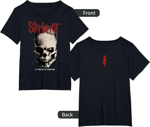 Vista 77 de Slipknot Tribal Calavera playera, niños 12, Rojo