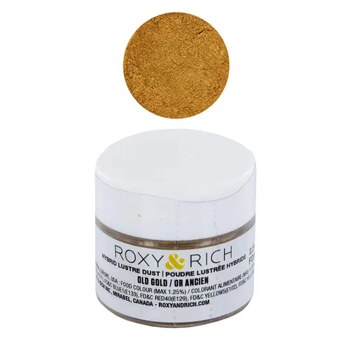Vista 8 de Roxy & Rich Hybrid Luster Powder - Colorante para alimentos, color perla natural, 0.09 oz