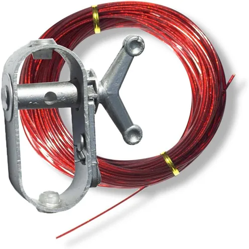 Vista 2 de Robelle Cable premium de 100 pies para asegurar cubiertas de piscinas sobre el suelo