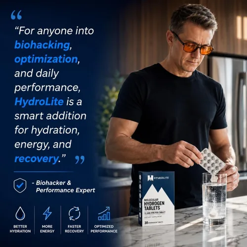 Vista 8 de Comprimidos de hidrógeno molecular HydroLite para agua potable con magnesio La concentración más alta de H2 12,000 PPB Potenciador de energía