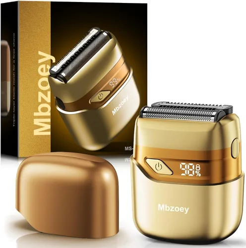 Vista 10 de Mbzoey Afeitadoras eléctricas de lámina para hombres: IPX7 resistente al