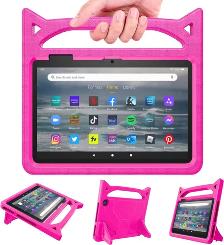 Vista 8 de Funda para tablet de 7 pulgadas para niños, solo compatible con 12ª generación, versión 2022. Funda ligera a prueba de golpes a prueba de niños