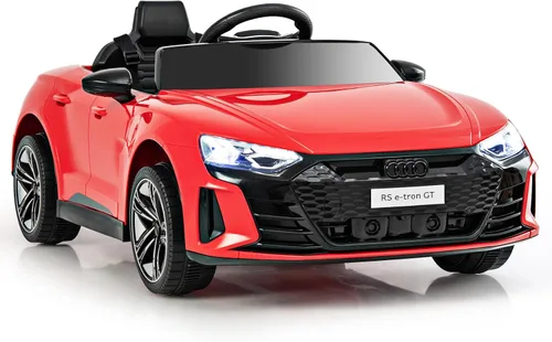 Vista 10 de OLAKIDS Audi RS e-tron GT - Vehículo eléctrico con licencia de 12 V para niños, con control remoto, juguete alimentado por batería para niños Azul