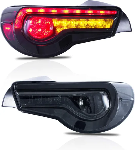 Vista 11 de VLAND Conjunto de luces traseras para Toyota GT86 2012-2020, BRZ 2013-2018, FRS 2012-2016 con señal de giro, luz LED DRL, enchufar y usar