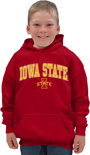 Vista 3 de Blue 84 Sudadera con capucha unisex para adultos, color del equipo de la NCAA