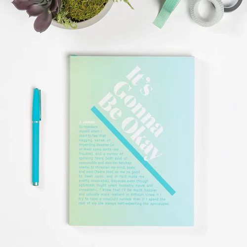 Vista 6 de Knock Knock It's Gonna Be Okay Inner-Truth Journal (Ombre Edition)