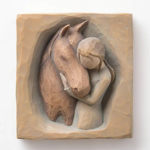 Vista 4 de Willow Tree - Placa "Quiet Strength" por Susan Lordi. 26517