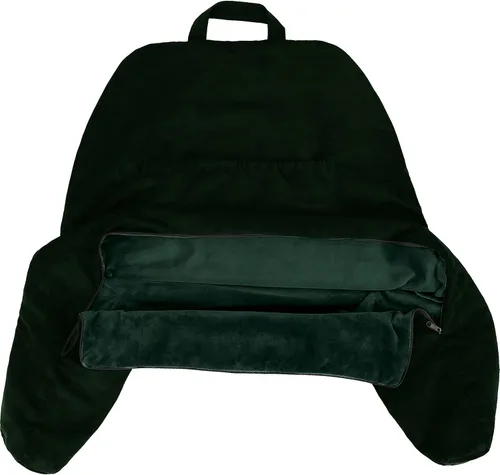 Vista 65 de Funda de almohada Husband Pillow solo para lectura - Funda para silla de lectura con generosos bolsillos traseros y laterales - Morado claro