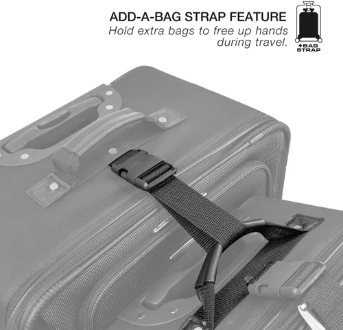 Vista 3 de Travel Select Amsterdam - Equipaje vertical y expandible con ruedas, Gris