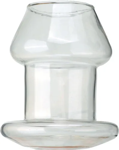 Vista 4 de Tubo de vidrio transparente hueco con tapón anal para masturbación masculina y femenina Juguetes sexuales para adultos