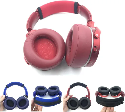 Vista 7 de Funda de repuesto para diadema de auriculares de tela flexible con cremallera, protector de almohadilla superior, piezas de reparación compatibles
