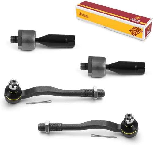 Vista 164 de Metrix Premium Chassis Parts - Kit de 4 piezas de extremos de barra de acoplamiento frontal exterior e interior compatible con Nissan Pathfinder
