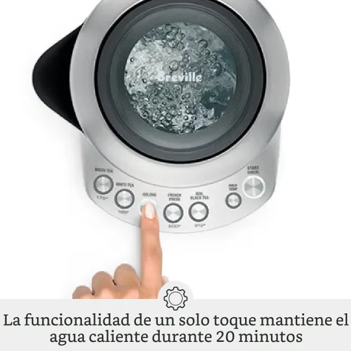 Vista 3 de Breville BKE820XL IQ Hervidor de agua de acero inoxidable cepillado