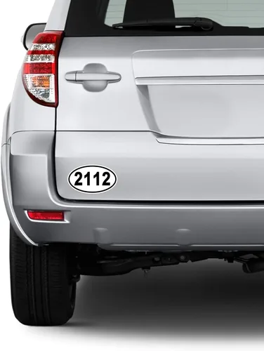 Vista 3 de 2112 Euro Oval Sticker Nice Vinyl Good and Evil Die Cut Vinilo Calcomanía para Windows Coches Camiones Parachoques Laptops MacBook Tamaño 5