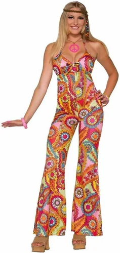 Vista 2 de Forum Novelties Disfraz hippie Groovy Sweetie para mujer