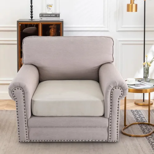 Vista 2 de H.VERSAILTEX Funda elástica de gamuza para sillón, fundas de cojín para sofá seccional, fundas de sofá para mascotas lavables