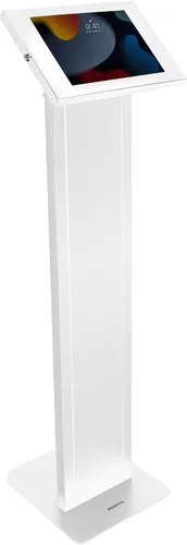 Vista 10 de Mount-It! Soporte de tablet antirrobo para piso y quiosco, quiosco de piso comercial con recinto universal, soporte de montaje de tablet