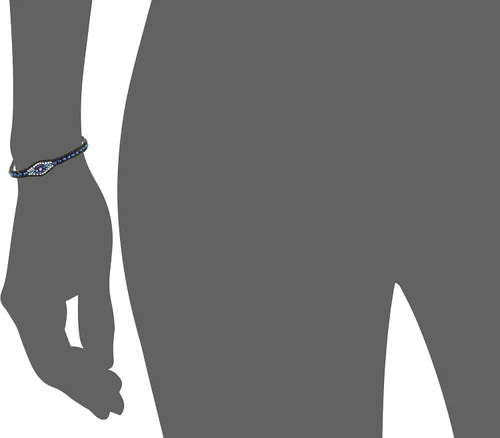 Vista 2 de Miguel Ases evil-eye slip-knot pulsera de piel