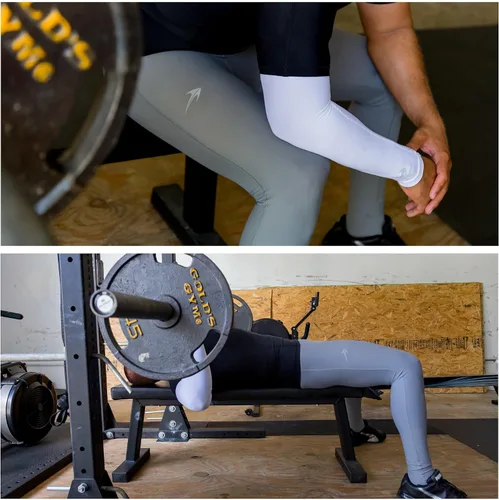 Vista 3 de CompressionZ - Pantalones de compresión para hombre, leggings de correr para hombre, leggings deportivos.