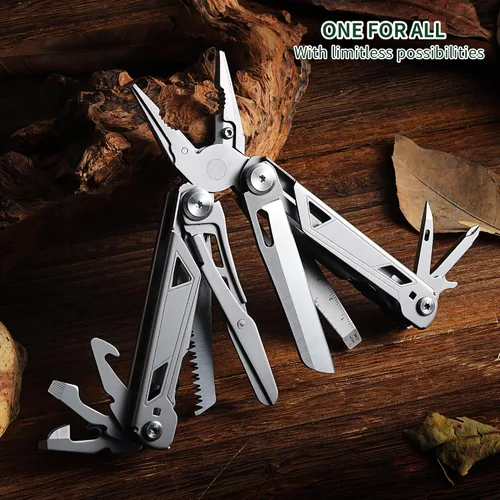Vista 7 de POXIMO Multiherramienta 17 en 1, regalos para hombres, papá, él, alicates multiherramientas, kits de herramientas EDC, rellenos de calcetines